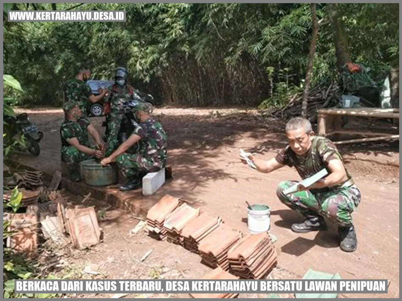 Gambar penipuan di Desa Kertarahayu