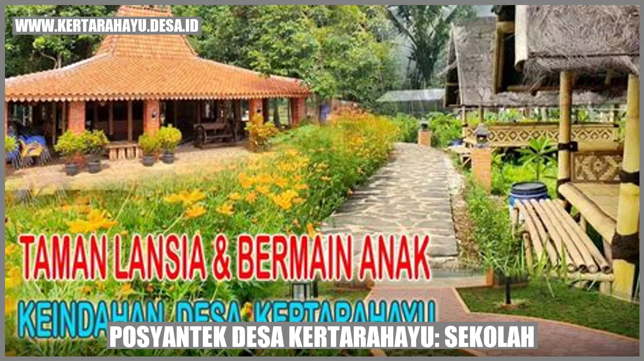 Sekolah Posyantek Desa Kertarahayu